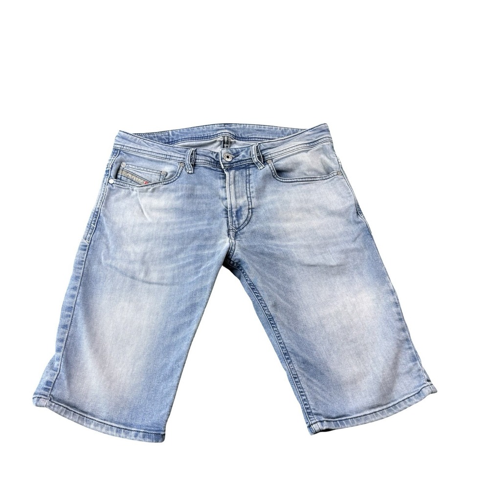 Diesel Thashort Light Blue Mens Jean Short Size 29 Mint
